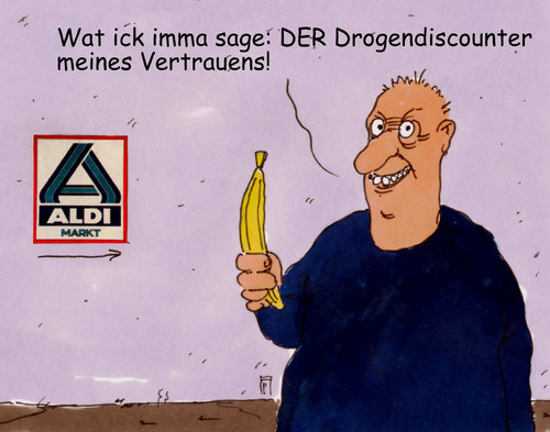 Cartoon: aldikoksbanane (medium) by Andreas Prüstel tagged discounter,aldi,bananen,koks,fund,berlin,brandenburg,drogen,drogenfund,cartoon,karikatur,andreas,pruestel,discounter,aldi,bananen,koks,fund,berlin,brandenburg,drogen,drogenfund,cartoon,karikatur,andreas,pruestel