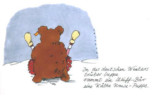 Cartoon: alte sitte (medium) by Andreas Prüstel tagged markenprodukte,spielzeug,markenschutz,steiff,teddy,kathe,kruse,puppe,cartoon,karikatur,andreas,pruestel,markenprodukte,spielzeug,markenschutz,steiff,teddy,kathe,kruse,puppe,cartoon,karikatur,andreas,pruestel