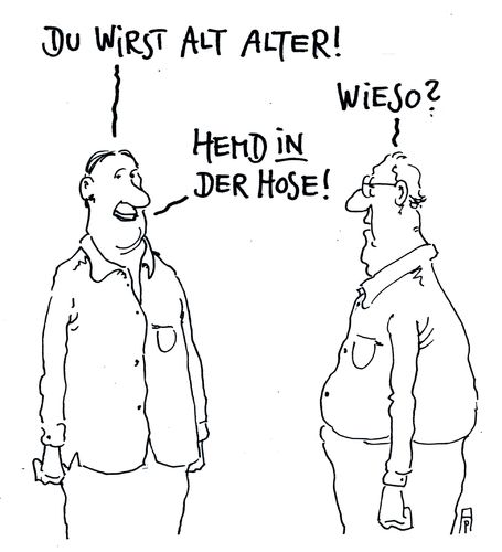 Cartoon: alterung (medium) by Andreas Prüstel tagged mode,hemden,alter,alterung,hose,männermode,cartoon,karikatur,andreas,pruestel,mode,hemden,alter,alterung,hose,männermode,cartoon,karikatur,andreas,pruestel