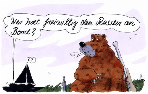 Cartoon: an bord (medium) by Andreas Prüstel tagged sieben,treffen,wichtigste,industrienationen,syrien,russland,assad,cartoon,karikatur,andreas,pruestel,sieben,treffen,wichtigste,industrienationen,syrien,russland,assad,cartoon,karikatur,andreas,pruestel