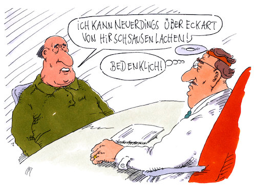 Cartoon: bedenklich (medium) by Andreas Prüstel tagged humor,tv,allerweltsweisheiten,eckart,von,hirschhausen,arzt,patient,cartoon,karikatur,andreas,pruestel,humor,tv,allerweltsweisheiten,eckart,von,hirschhausen,arzt,patient,cartoon,karikatur,andreas,pruestel