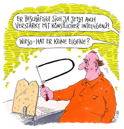 Cartoon: beschäftigung (medium) by Andreas Prüstel tagged künstliche,intelligenz,beschäftigung,laubsägearbeiten,itelligenz,cartoon,karikatur,andreas,pruestel,künstliche,intelligenz,beschäftigung,laubsägearbeiten,itelligenz,cartoon,karikatur,andreas,pruestel