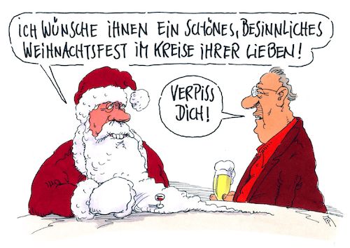 Cartoon: besinnlich (medium) by Andreas Prüstel tagged weihnachten,weihnachtsmann,familie,besinnlichkeit,cartoon,karikatur,andreas,pruestel,weihnachten,weihnachtsmann,familie,besinnlichkeit,cartoon,karikatur,andreas,pruestel