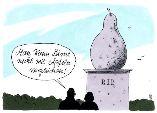 Cartoon: birne (medium) by Andreas Prüstel tagged helmut,kohl,tod,birne,denkmal,äpfel,cartoon,karikatur,andreas,pruestel,helmut,kohl,tod,birne,denkmal,äpfel,cartoon,karikatur,andreas,pruestel