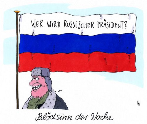 Cartoon: blödsinn (medium) by Andreas Prüstel tagged russland,präsidentschaftswahlen,putin,farce,witz,cartoon,karikatur,andreas,pruestel,russland,präsidentschaftswahlen,putin,farce,witz,cartoon,karikatur,andreas,pruestel