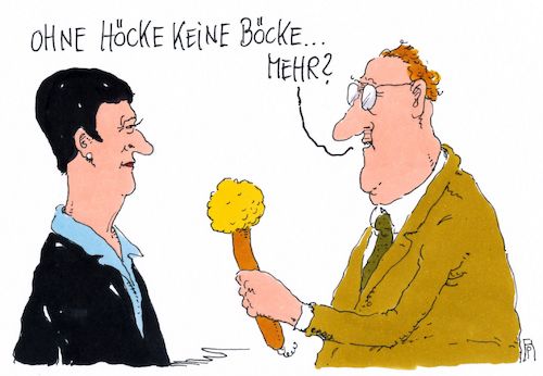 Cartoon: böcke (medium) by Andreas Prüstel tagged afd,björn,höcke,parteiausschlußverfahren,frauke,petry,cartoon,karikatur,andreas,pruestel,afd,björn,höcke,parteiausschlußverfahren,frauke,petry,cartoon,karikatur,andreas,pruestel