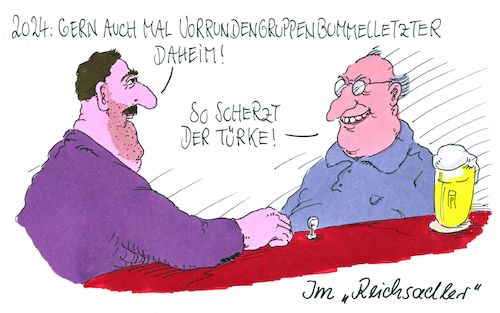 Cartoon: bummelletzter (medium) by Andreas Prüstel tagged fußballeuropameisterschaft,deutschland,türkei,wm,vorrunde,cartoon,karikatur,andreas,pruestel,fußballeuropameisterschaft,deutschland,türkei,wm,vorrunde,cartoon,karikatur,andreas,pruestel