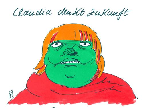 Cartoon: claudia roth (medium) by Andreas Prüstel tagged spd,grüne,roth,claudia,koalition,bundestagswahlen,cartoon,karikatur,andreas,pruestel,claudia,roth,grüne,spd,koalition,bundestagswahlen,cartoon,karikatur,andreas,pruestel