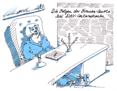 Cartoon: dax-unternehmen (medium) by Andreas Prüstel tagged frauenquote,aufsichtsräte,daxunternehmen,cartoon,karikatur,andreas,pruestel,frauenquote,aufsichtsräte,daxunternehmen,cartoon,karikatur,andreas,pruestel