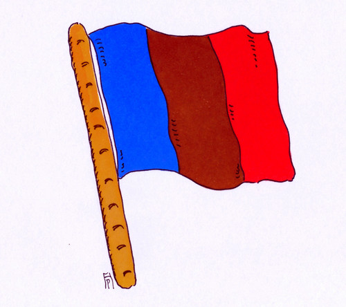 Cartoon: departementswahlen (medium) by Andreas Prüstel tagged frankreich,departementswahlen,rechtsruck,rechtsradikale,marine,le,pen,cartoon,karikatur,andreas,pruestel