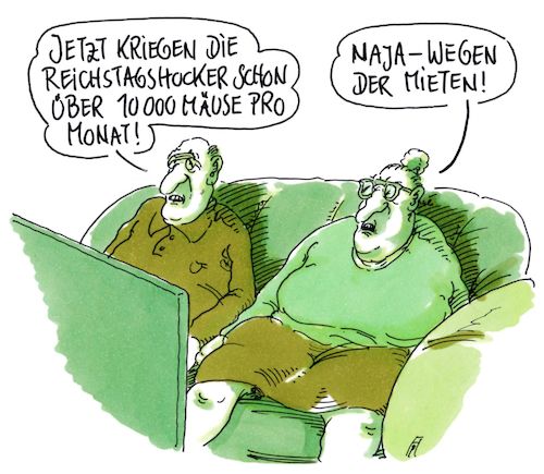 Cartoon: diätenerhöhung (medium) by Andreas Prüstel tagged bundestagsabgeordnete,diätenerhöhung,mieten,cartoon,karikatur,andreas,pruestel,bundestagsabgeordnete,diätenerhöhung,mieten,cartoon,karikatur,andreas,pruestel