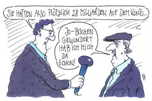 Cartoon: dickes konto (medium) by Andreas Prüstel tagged deutsche,bank,fehlüberweisung,cartoon,karikatur,andreas,pruestel,deutsche,bank,fehlüberweisung,cartoon,karikatur,andreas,pruestel