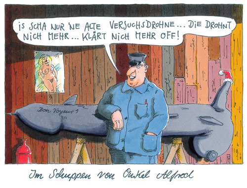 Cartoon: drohne ohne (medium) by Andreas Prüstel tagged bundeswehr,drohne,drohnenankauf,verteidigungsminister,thomas,de,maiziere,cartoon,karikatur,andreas,prüstel,bundeswehr,drohne,drohnenankauf,verteidigungsminister,thomas,de,maiziere,cartoon,karikatur,andreas,prüstel