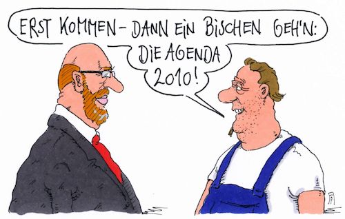 Cartoon: ein bischen (medium) by Andreas Prüstel tagged martin,schulz,spd,wahlversprechen,agenda,2010,cartoon,karikatur,andreas,pruestel,martin,schulz,spd,wahlversprechen,agenda,2010,cartoon,karikatur,andreas,pruestel