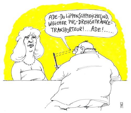 Cartoon: einweg-plastik (medium) by Andreas Prüstel tagged eu,einwegplastikverbot,trinkhalme,cartoon,karikatur,andreas,pruestel,eu,einwegplastikverbot,trinkhalme,cartoon,karikatur,andreas,pruestel