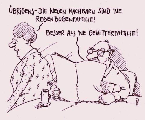 Cartoon: familienformen (medium) by Andreas Prüstel tagged familie,ehe,regenbogenfamilie,gleichgeschlechtliche,homosexualität,lesben,schwule,cartoon,karikatur,andreas,pruestel,familie,ehe,regenbogenfamilie,gleichgeschlechtliche,homosexualität,lesben,schwule,cartoon,karikatur,andreas,pruestel