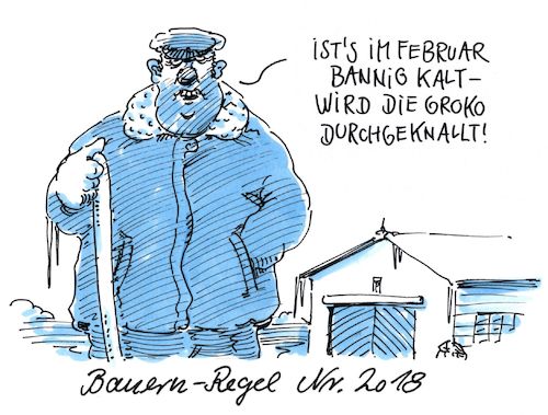 Cartoon: februar (medium) by Andreas Prüstel tagged groko,koalitionsvertrag,februar,bauernregel,cartoon,karikatur,andreas,pruestel,groko,koalitionsvertrag,februar,bauernregel,cartoon,karikatur,andreas,pruestel