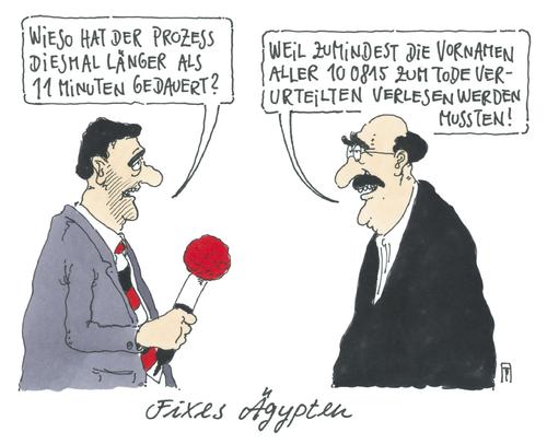 Cartoon: fixes ägypten (medium) by Andreas Prüstel tagged ägypten,justiz,prozesse,todesurteile,muslimbrüder,cartoon,karikatur,andreas,pruestel,ägypten,justiz,prozesse,todesurteile,muslimbrüder,cartoon,karikatur,andreas,pruestel