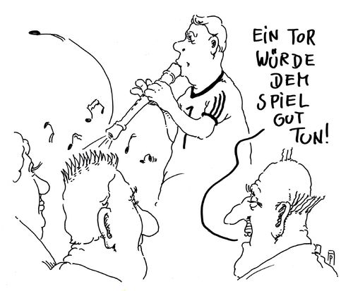 Cartoon: flötenspiel (medium) by Andreas Prüstel tagged flöte,blockflöte,flötenspiel,vorspiel,kinder,fußball,fußballspruch,tor,cartoon,karikatur,andreas,pruestel,flöte,blockflöte,flötenspiel,vorspiel,kinder,fußball,fußballspruch,tor,cartoon,karikatur,andreas,pruestel