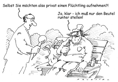 Cartoon: flüchtlingsaufnahme (medium) by Andreas Prüstel tagged flüchtlinge,flüchtlingszustrom,unterbringung,asyl,asylanten,obdachlose,hilfsbereitschaft,cartoon,karikatur,andreas,pruestel,flüchtlinge,flüchtlingszustrom,unterbringung,asyl,asylanten,obdachlose,hilfsbereitschaft,cartoon,karikatur,andreas,pruestel