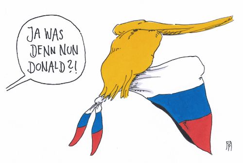 Cartoon: fragezeichen (medium) by Andreas Prüstel tagged usa,trump,russland,putin,krimkonflikt,unrtschiedenheit,wechselhaft,cartoon,karikatur,andreas,pruestel,usa,trump,russland,putin,krimkonflikt,unrtschiedenheit,wechselhaft,cartoon,karikatur,andreas,pruestel