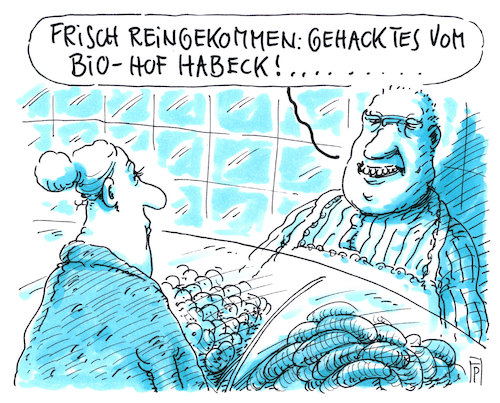 Cartoon: frisch gehackt (medium) by Andreas Prüstel tagged datendiebstahl,politiker,prominente,parteien,habeck,grüne,biohof,cartoon,karikatur,andreas,pruestel,datendiebstahl,politiker,prominente,parteien,habeck,grüne,biohof,cartoon,karikatur,andreas,pruestel