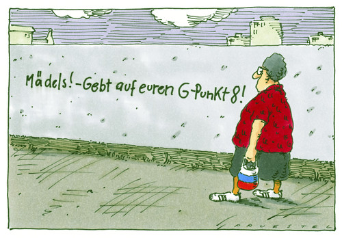 Cartoon: g acht (medium) by Andreas Prüstel tagged acht,russland,krimkonflikt,sanktionen,cartoon,karikatur,andreas,pruestel,acht,russland,krimkonflikt,sanktionen,cartoon,karikatur,andreas,pruestel