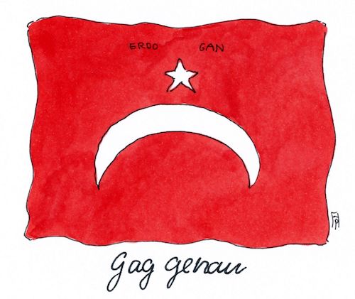 Cartoon: gag spezial (medium) by Andreas Prüstel tagged deutschland,türkei,justizminister,veranstaltungsverbot,gaggenau,wahlpropaganda,erdogan,akp,präsidialsystem,cartoon,karikatur,andreas,pruestel,deutschland,türkei,justizminister,veranstaltungsverbot,gaggenau,wahlpropaganda,erdogan,akp,präsidialsystem,cartoon,karikatur,andreas,pruestel