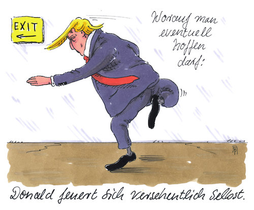 Cartoon: gefeuert (medium) by Andreas Prüstel tagged usa,trump,weisses,haus,personalkarussell,chaos,cartoon,karikatur,andreas,pruestel,usa,trump,weisses,haus,personalkarussell,chaos,cartoon,karikatur,andreas,pruestel