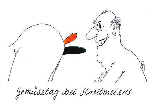 Cartoon: gemüse (medium) by Andreas Prüstel tagged gemüse,gemüsetag,kreitmeiers,cartoon,karikatur,andreas,pruestel,gemüse,gemüsetag,sex,kreitmeiers,cartoon,karikatur,andreas,pruestel