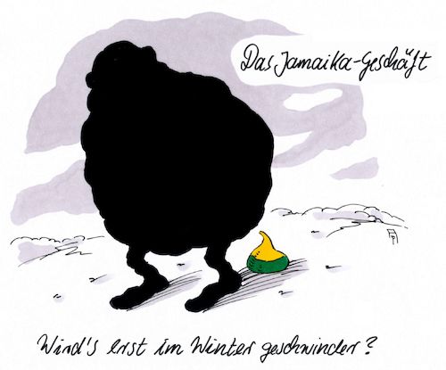 Cartoon: geschäft (medium) by Andreas Prüstel tagged jamaika,koalition,sondierungsgespräche,cdu,csu,fdp,grüne,ergebnisse,cartoon,karikatur,andreas,pruestel,jamaika,koalition,sondierungsgespräche,cdu,csu,fdp,grüne,ergebnisse,cartoon,karikatur,andreas,pruestel