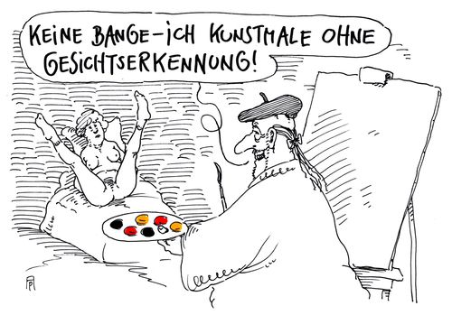 Cartoon: gesichtserkennung (medium) by Andreas Prüstel tagged innere,sicherheit,innenministerium,maßnahmenkatalog,gesichtserkennung,malerei,kunstmaler,verhüllung,cartoon,karikatur,andreas,pruestel,innere,sicherheit,innenministerium,maßnahmenkatalog,gesichtserkennung,malerei,kunstmaler,verhüllung,cartoon,karikatur,andreas,pruestel