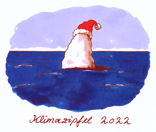 Cartoon: gipfelzipfel (medium) by Andreas Prüstel tagged klimagipfel,erderwärmung,abschmelzung,klimagipfel,erderwärmung,abschmelzung