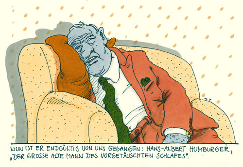 Cartoon: großer verlust (medium) by Andreas Prüstel tagged schlaf,experte,spezialist,tod,cartoon,andreas,prüstel,schlaf,experte,spezialist,tod,cartoon,andreas,prüstel