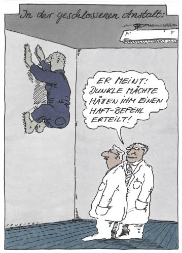 Cartoon: haftung (medium) by Andreas Prüstel tagged sugestion,psychatrie,psychatrie,psyche,anstalt,arzt,behandlung,gemütskrankheit,gesprächstherapie,irre,irrenanstalt,irrenhaus,irrer,klapse,krankheit,macke,multiple persönlichkeit,nervenarzt,nervenleiden,neurologe,neurologie,neurose,neurotiker,patient,persönlichkeitsspaltung,persönlichkeitsstörung,psychiater,psychiatrie,psychoanalyse,psychologe,psychologie,psychopath,psychose,psychotherapeut,schizophrenie,siegmund,zelle,freud,therapie,therapeut,zwang,zwanghaftes verhalten,zwangserkrankung,zwangsgestört,haftcreme,haftbefehl,einsperren,gefängnis,gefangen,gefangener,festnehmen,einschließen,kleben,spiderman,multiple,persönlichkeit,zwanghaftes,verhalten