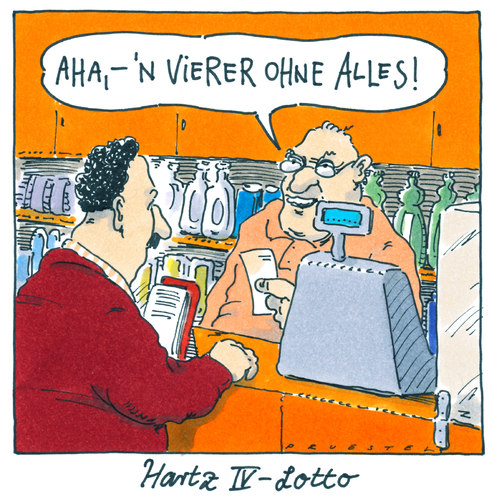 hartz IV lotto