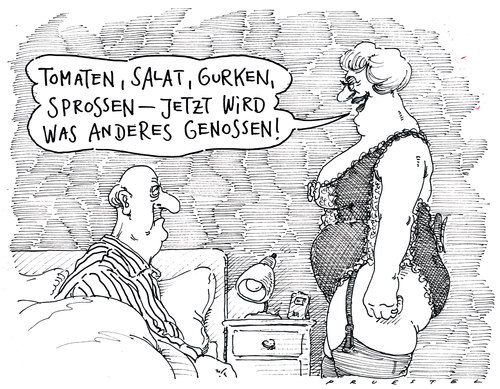 Cartoon: hauptsache gesund (medium) by Andreas Prüstel tagged erreger,infektion,ehek,ehe,paar,ehek,infektion,erreger,sex,paar,ehe