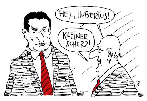 Cartoon: hubertus h (medium) by Andreas Prüstel tagged hubertus,heil,spd,generalsekretär,cartoon,karikatur,andreas,pruestel,hubertus,heil,spd,generalsekretär,cartoon,karikatur,andreas,pruestel