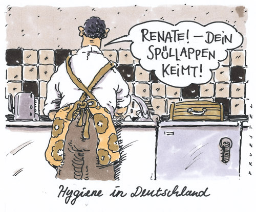 hygiene By Andreas Prüstel | Politics Cartoon | TOONPOOL