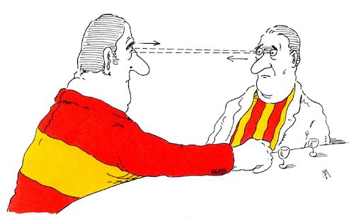 Cartoon: iberer (medium) by Andreas Prüstel tagged spanien,katalonien,unabhängigkeit,wahlen,iberer,cartoon,karikatur,andreas,pruestel,spanien,katalonien,unabhängigkeit,wahlen,iberer,cartoon,karikatur,andreas,pruestel