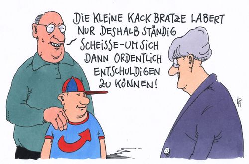 Cartoon: immer kackbratze (medium) by Andreas Prüstel tagged afd,rechtspopulisten,rassismus,außerungen,provokationen,gauland,von,storch,petry,höcke,kackbratze,cartoon,karikatur,andreas,pruestel,afd,rechtspopulisten,rassismus,außerungen,provokationen,gauland,von,storch,petry,höcke,kackbratze,cartoon,karikatur,andreas,pruestel