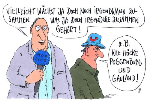 Cartoon: irgendwie (medium) by Andreas Prüstel tagged deutsche,einheit,ost,west,rechtspopulisten,rechtsradikale,höcke,poggenburg,gauland,cartoon,karikatur,andreas,pruestel,deutsche,einheit,ost,west,rechtspopulisten,rechtsradikale,höcke,poggenburg,gauland,cartoon,karikatur,andreas,pruestel