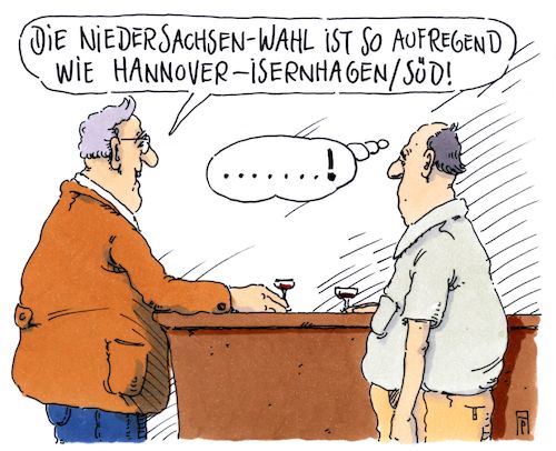 Cartoon: isernhagen-süd (medium) by Andreas Prüstel tagged niedersachsenwahl,hannover,isernhagen,cartoon,karikatur,andreas,pruestel,niedersachsenwahl,hannover,isernhagen,cartoon,karikatur,andreas,pruestel