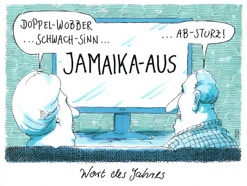 Cartoon: jamaika-aus (medium) by Andreas Prüstel tagged wort,des,jahres,jamaikaaus,cartoon,karikatur,andreas,pruestel,wort,des,jahres,jamaikaaus,cartoon,karikatur,andreas,pruestel