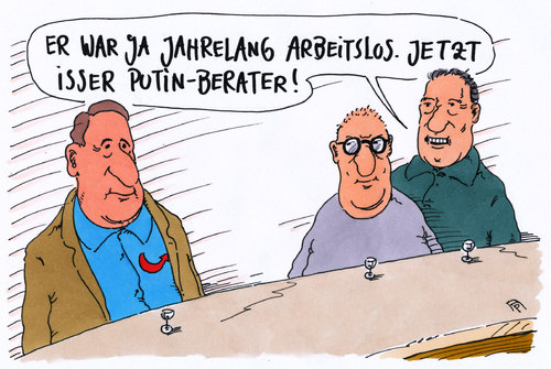 Cartoon: job spezial (medium) by Andreas Prüstel tagged russland,putin,putinberater,putinversteher,afd,rechtspopulisten,russlandnähe,arbeitslosigkeit,cartoon,karikatur,andreas,pruestel,russland,putin,putinberater,putinversteher,afd,rechtspopulisten,russlandnähe,arbeitslosigkeit,cartoon,karikatur,andreas,pruestel