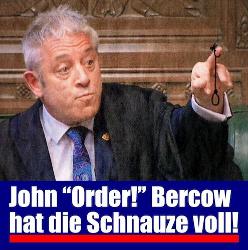 Cartoon: john bercow (medium) by Andreas Prüstel tagged brexit,unterhaus,speaker,john,bercow,order,cartoon,collage,andreas,pruestel