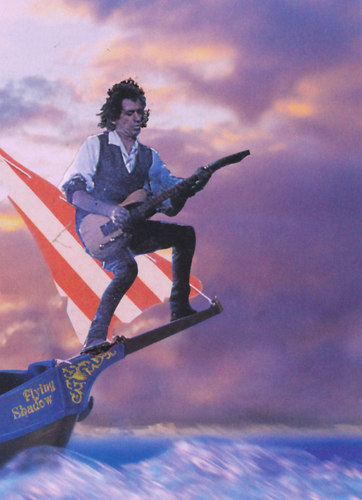 Cartoon: keith richards (medium) by Andreas Prüstel tagged rollingstones,leadgitarrist,songwriter