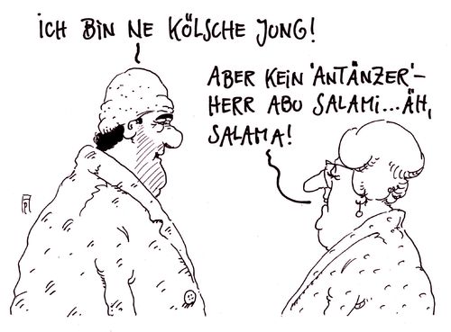 Cartoon: kölsche jung (medium) by Andreas Prüstel tagged köln,kölsche,jung,silvesternacht,überfälle,araber,eintänzer,taschendiebe,cartoon,karikatur,andreas,pruestel,köln,kölsche,jung,silvesternacht,überfälle,araber,eintänzer,taschendiebe,cartoon,karikatur,andreas,pruestel