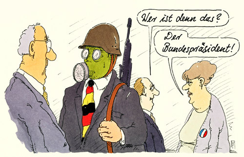 Cartoon: krieg (medium) by Andreas Prüstel tagged terroranschläge,paris,is,reaktionen,bundespräsident,gauck,krieg,cartoon,karikatur,andreas,pruestel,terroranschläge,paris,is,reaktionen,bundespräsident,gauck,krieg,cartoon,karikatur,andreas,pruestel