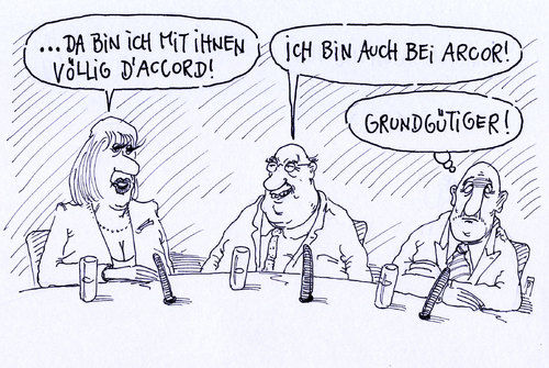 Cartoon: laber-tv (medium) by Andreas Prüstel tagged tv,fernsehen,gesprächsrunde,daccor,arcor,grundgütiger,cartoon,karikatur,andreas,pruestel,tv,fernsehen,gesprächsrunde,daccor,arcor,grundgütiger,cartoon,karikatur,andreas,pruestel